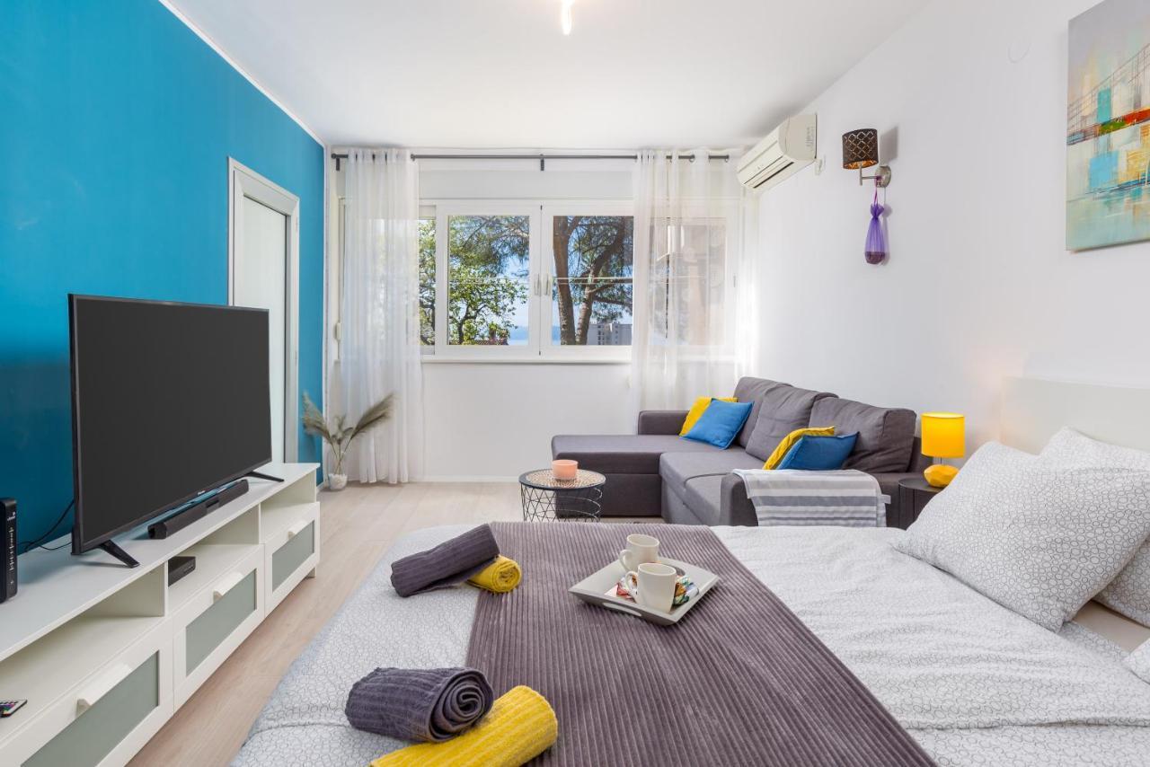 Sunny Studio Apartment With Balcony Rijeka Ngoại thất bức ảnh