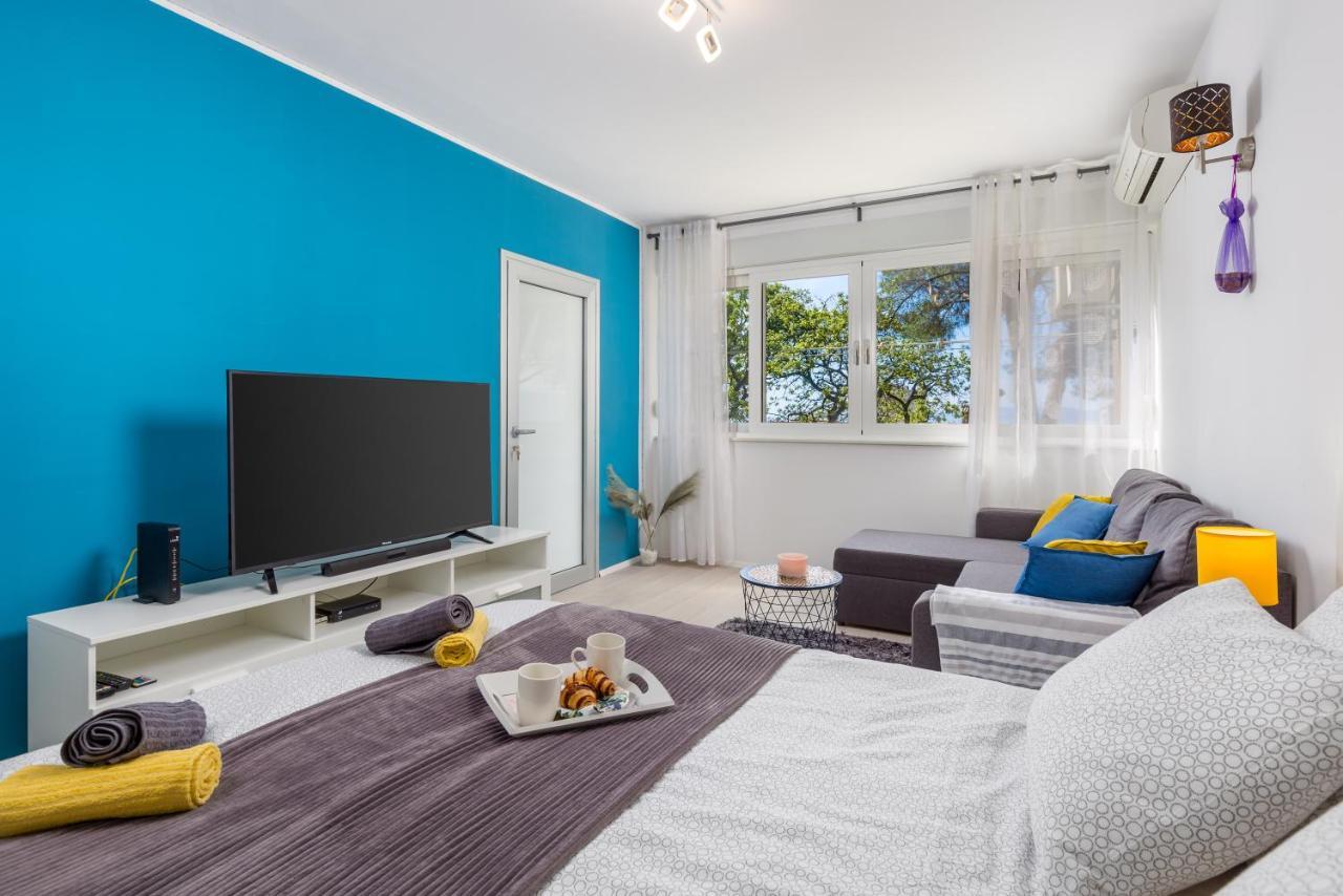 Sunny Studio Apartment With Balcony Rijeka Ngoại thất bức ảnh
